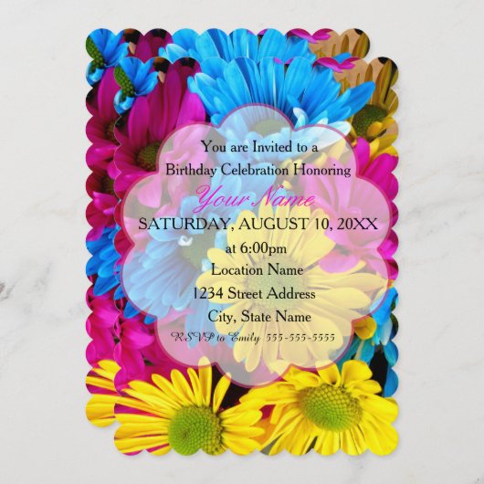 Dagelijkse feestdagen - Lager kleurrijk Kaart (Voorkant / Achterkant)