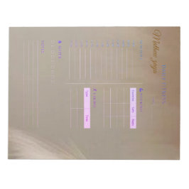 Dagelijkse fitnessplanner blauw en goud luxe klass notitieblok