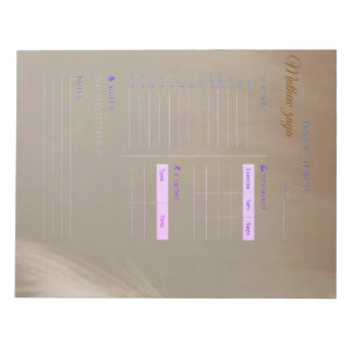 Dagelijkse fitnessplanner blauw en goud luxe klass notitieblok