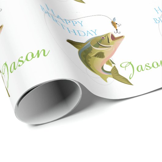 Dagelijkse forel- en boordwerkpapier cadeaupapier (Rol Hoek)