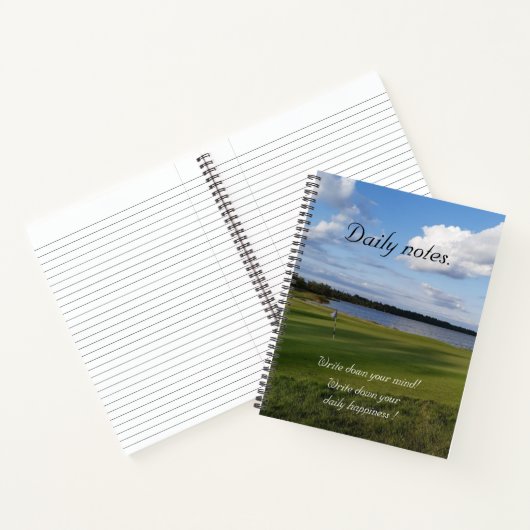 Dagelijkse foto van de zomercursus notitieboek (Binnen)