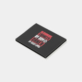 Dagelijkse gamer 's nachts technicus post-it® notes (Schuin)