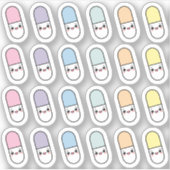 Dagelijkse Geneeskunde Neem Herinnering Pil Tracke Sticker (Voorkant)