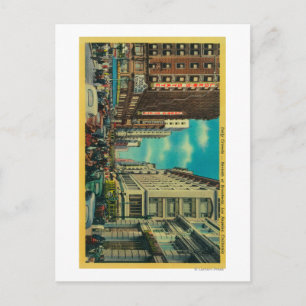 Dagelijkse gewassen op 7e en Broadway Briefkaart