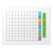 Dagelijkse Gewoonte Tracker Minimaal Notitieblok (Voorkant)