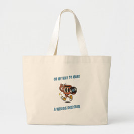 Dagelijkse Grappige Boodschappentas – Retro Esthet Grote Tote Bag