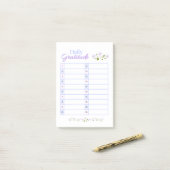 DAGELIJKSE GRATITUDE POST-IT® NOTES (Op bureau)