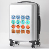 Dagelijkse Groei Affirmatie Stickerblad Sticker (Koffer)