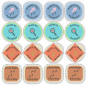 Dagelijkse Groei Affirmatie Stickerblad Sticker (Voorkant)