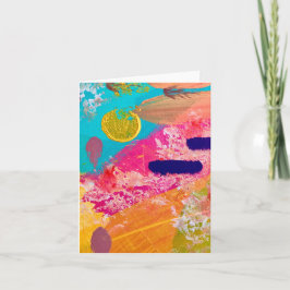 Dagelijkse Happy Note-kaarten Notitiekaartje