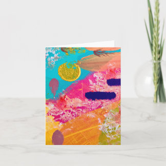 Dagelijkse Happy Note-kaarten Notitiekaartje