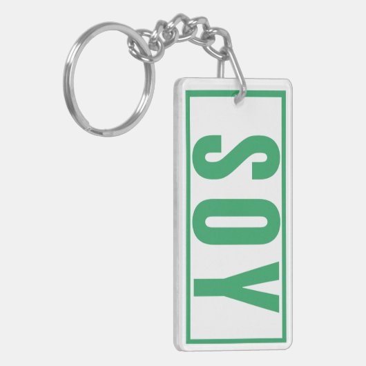 Dagelijkse Herinnering autosleutels huissleutels Sleutelhanger (Voorkant Links)