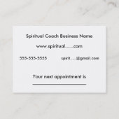 Dagelijkse herinnering - bereid om mee te gaan afsprakenkaartje (Achterkant)