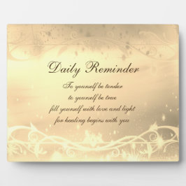 Dagelijkse herinnering fotoplaat