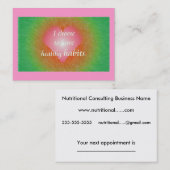 Dagelijkse herinnering - Habitat Afsprakenkaartje (Voorkant / Achterkant)