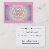 Dagelijkse herinnering - Mogelijkheid Afsprakenkaartje (Voorkant / Achterkant)