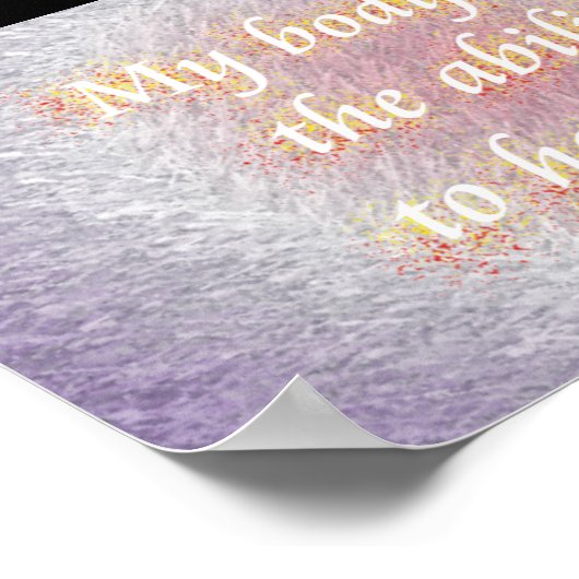 Dagelijkse herinnering - Mogelijkheid Poster (Hoek)