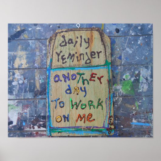 dagelijkse herinnering poster (Voorkant)