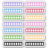 Dagelijkse hydratatie tracker sticker (Voorkant)