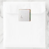 Dagelijkse ingang voor 9 januari 1902 vierkante sticker (Tas)