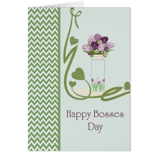 Dagelijkse Kaart met een houder van  Tulpen (Voorkant)