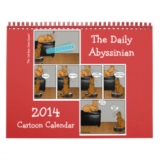 Dagelijkse kalender van de Abyssische Cartoon 2014