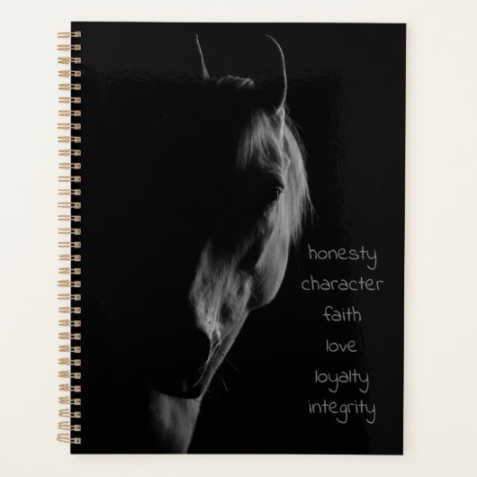 Dagelijkse Kernwaarden van White Horse Planner (Voorkant)