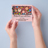 Dagelijkse kinderverzorging tijdens baby's Glosse  Flyer (Hand)