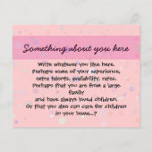 Dagelijkse kinderverzorging tijdens baby's Glosse  Flyer (Achterkant)