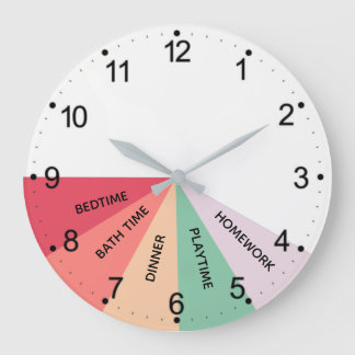 Dagelijkse Kleuren schema Grote Klok