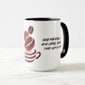 Dagelijkse koffie en thee rituelen mok (Voorkant rechts)