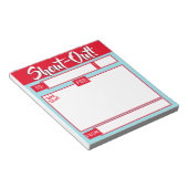 Dagelijkse kudos roepen op tot herkenning van werk notitieblok (Schuin)