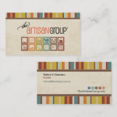 Dagelijkse LABEL Visitekaartjes voor evenementen (Voorkant / Achterkant)