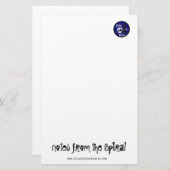 Dagelijkse laptop briefpapier (Voorkant / Achterkant)