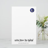 Dagelijkse laptop briefpapier (Staand voorkant)