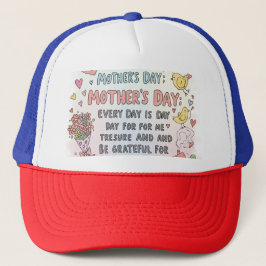 Dagelijkse liefde voor Mom Doodle Trucker Hat Pet