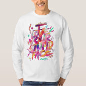 Dagelijkse luxe: Vogue Voyage Basic T-shirt met la (Voorkant)