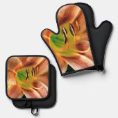 Dagelijkse macro ovenwant & pannenlap set (Voorkant / Achterkant)