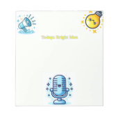 Dagelijkse magie - geprint Notitieblok (Voorkant)