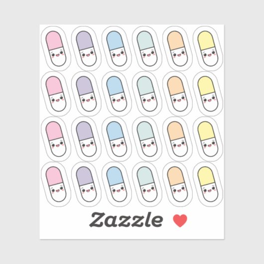 Dagelijkse Medicijn Inname Herinnering Pil Tracker Sticker (Vel)