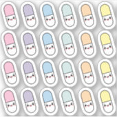 Dagelijkse Medicijn Inname Herinnering Pil Tracker Sticker (Voorkant)