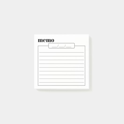 Dagelijkse Memo Pad Plaknotities, 7,62 cm x 7,62 c Post-it® Notes (Voorkant)