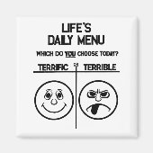 Dagelijkse menumagneet magneet (Voorkant)