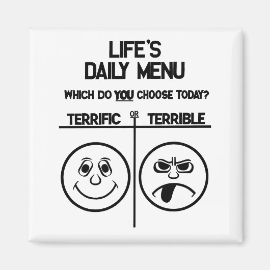 Dagelijkse menumagneet magneet (Voorkant)