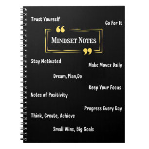 Dagelijkse Mindset Notities Notitieboek