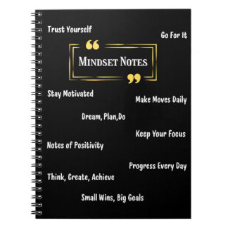 Dagelijkse Mindset Notities Notitieboek