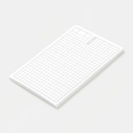 Dagelijkse minimalistische Fauxbonichi Grid Functi Post-it® Notes