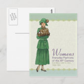 Dagelijkse Modes: Suite Dress Briefkaart (Voorkant / Achterkant)