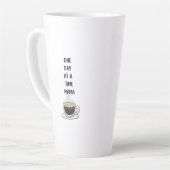 Dagelijkse Motivatie Latte Mok (Linkerhoek)