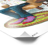 Dagelijkse nieuwsruimte Alien Visit - kunstdruk Foto Afdruk (Hoek)